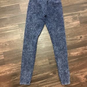 American apparel denim leggings